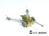 E.T. Model E72-025 WWII German 7.5cm Pak 40 Anti-Tank Gun For DRAGON Kit 1/72